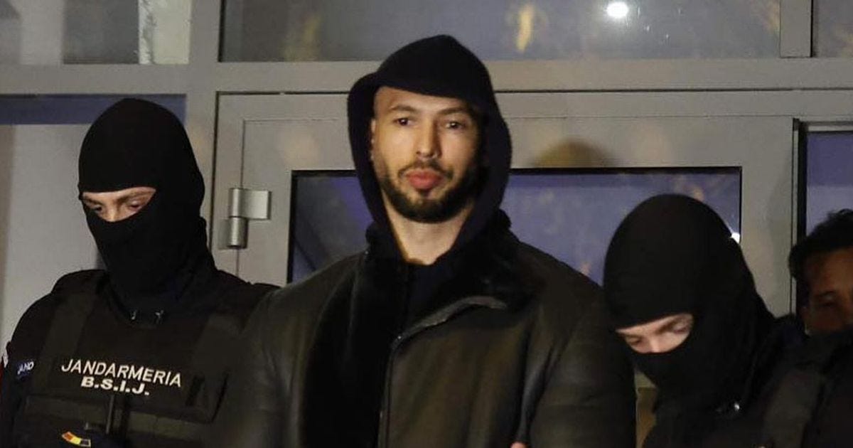 Andrew Tate breaks silence after arrest with cryptic Matrix message ...