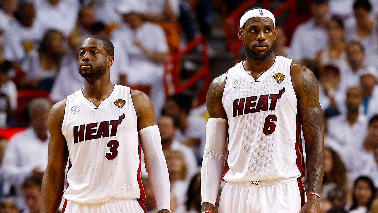 LeBron happy to be reunited with Dwyane Wade - ESPN LeBron happy to be reunited with Dwyane Wade - ESPN