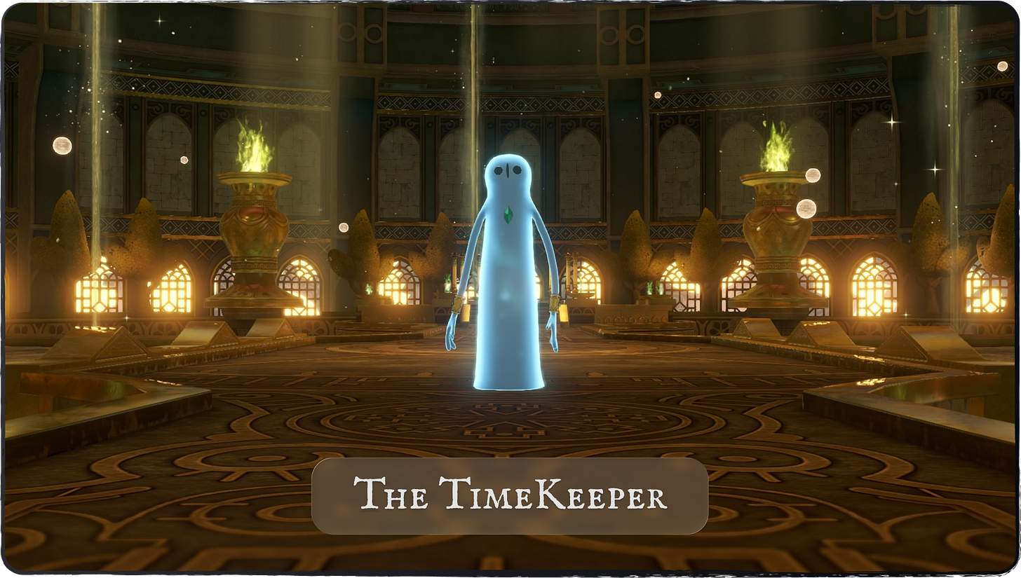 The TimeKeeper in the Tower of Lost Time!