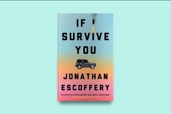if i survive you book on a green background