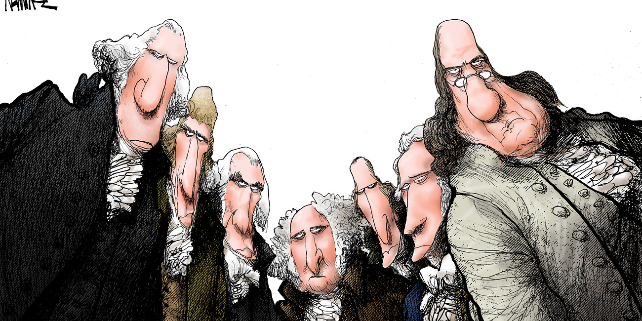 Michael Ramirez: Founding Fathers 11-12-24