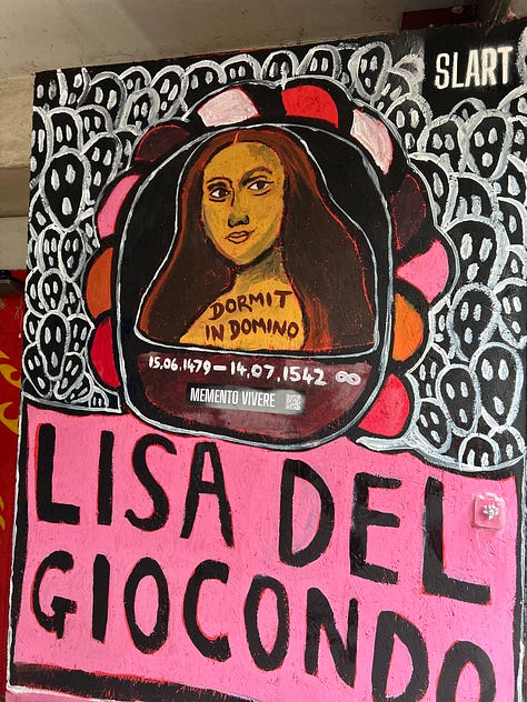 Ode to Lisa (2025) Mural by SLART.