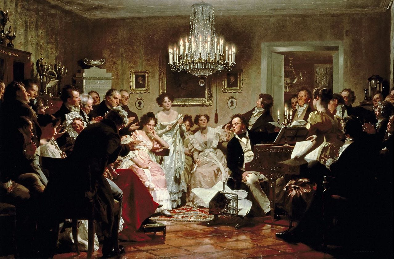 Franz Peter Schubert is celebrated today with Schubertiades.