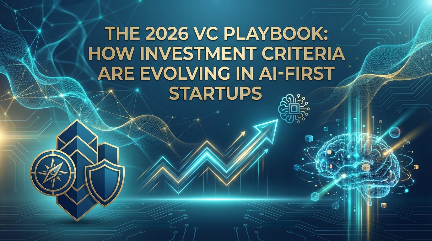 The 2026 VC Playbook: How Investment Criteria Are Evolving in AI-First ...