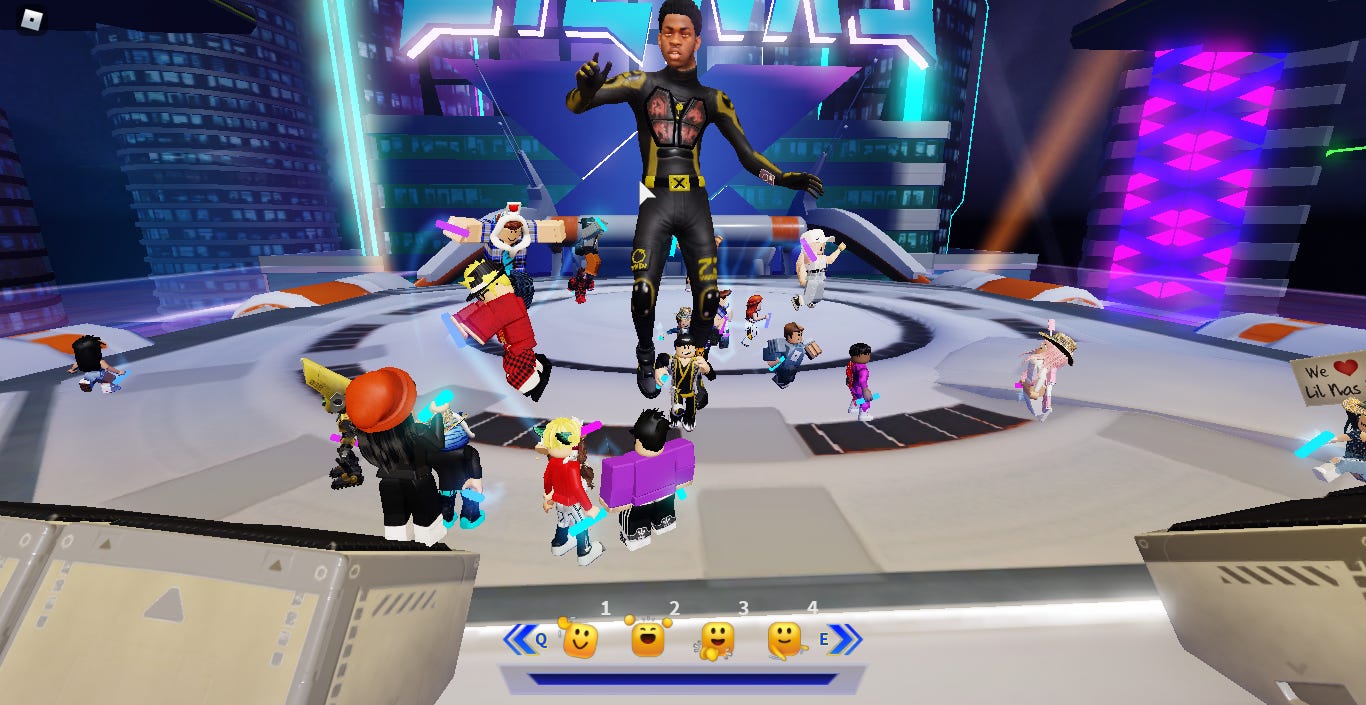 lil nas x concert : roblox