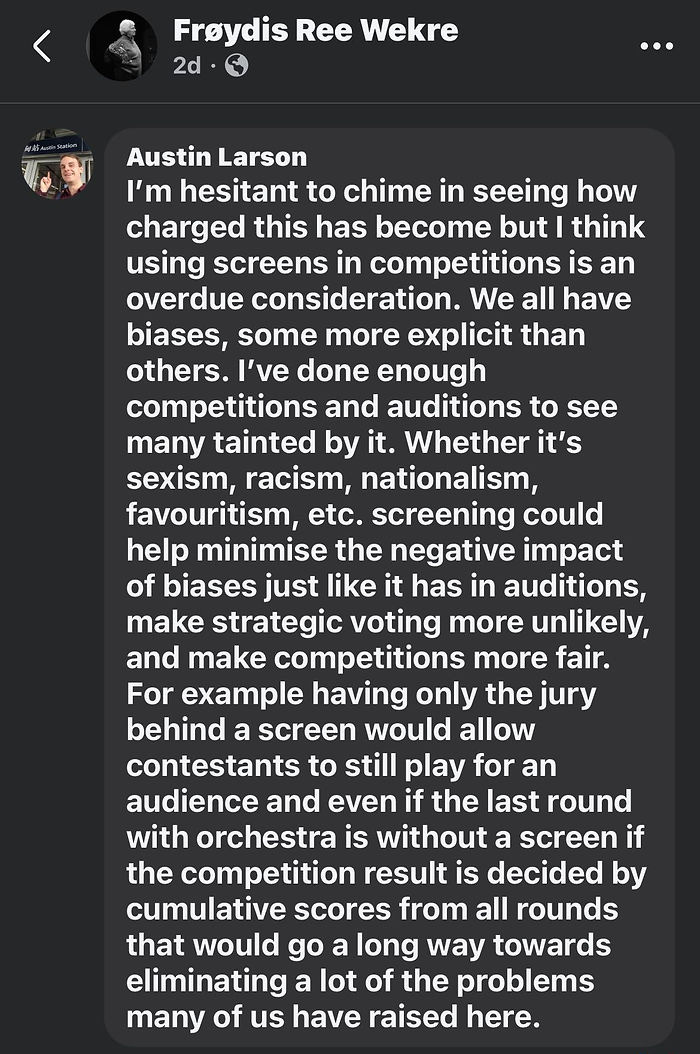 Horn Player Austin Larson Commentary