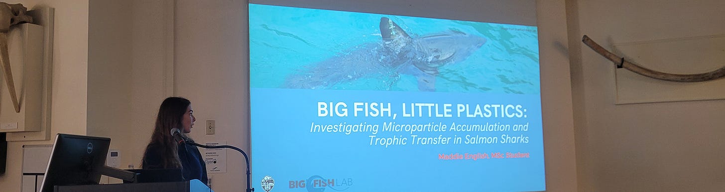 Maddie English presenting at the NEPSS Symposium