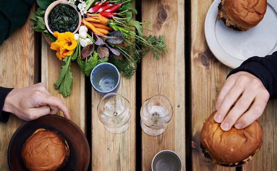 Burgers from Noma in Copenhagen, Denmark