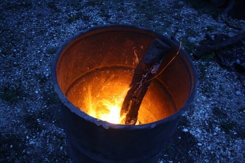 metallic barrel cleaning