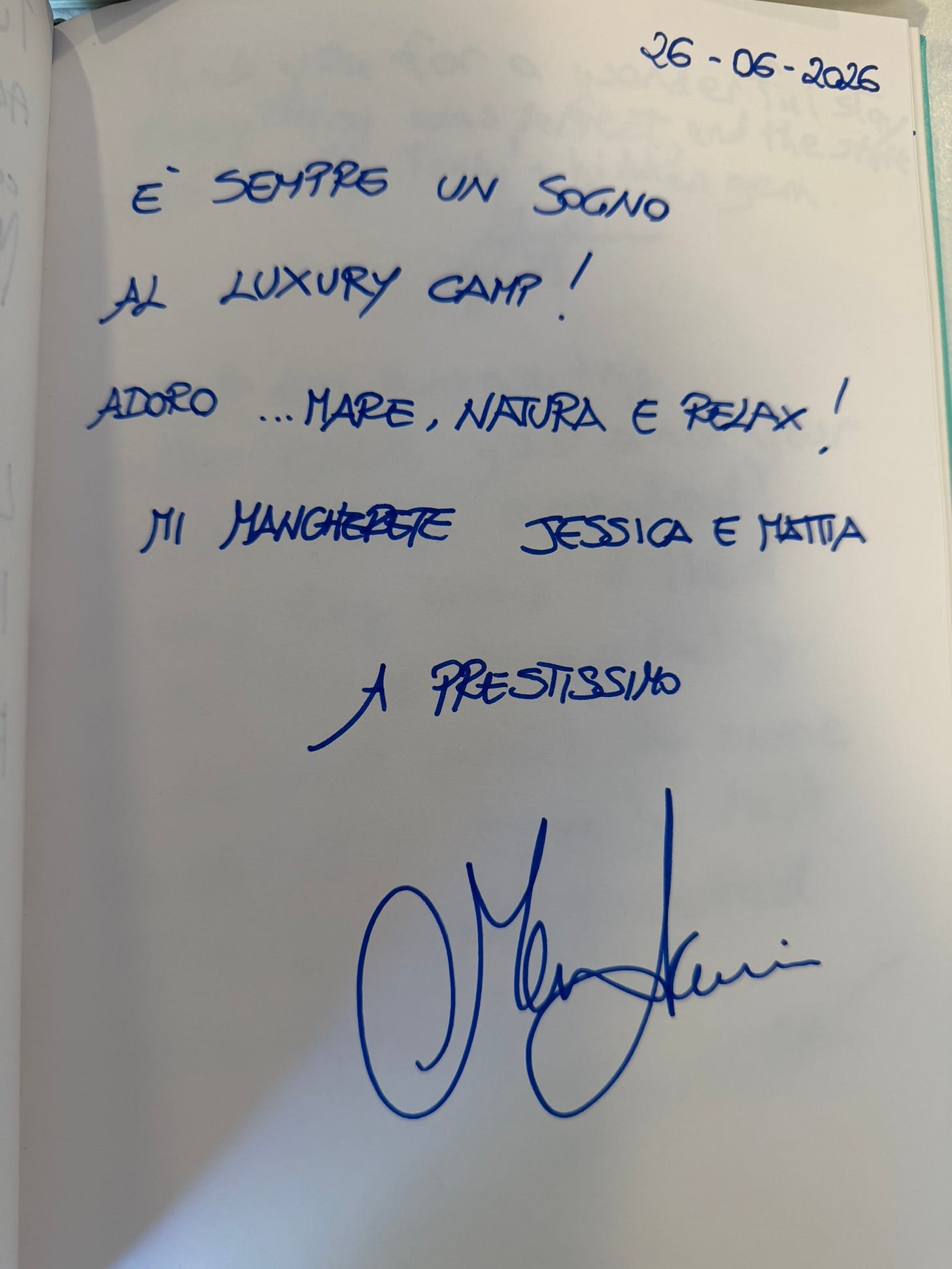 Guest Book Luxury Camp