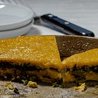 Torta di Polenta con Cima di Rapa