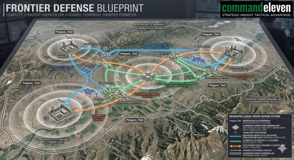 The Mosaic Defense Blueprint and Local Spatial Hardening