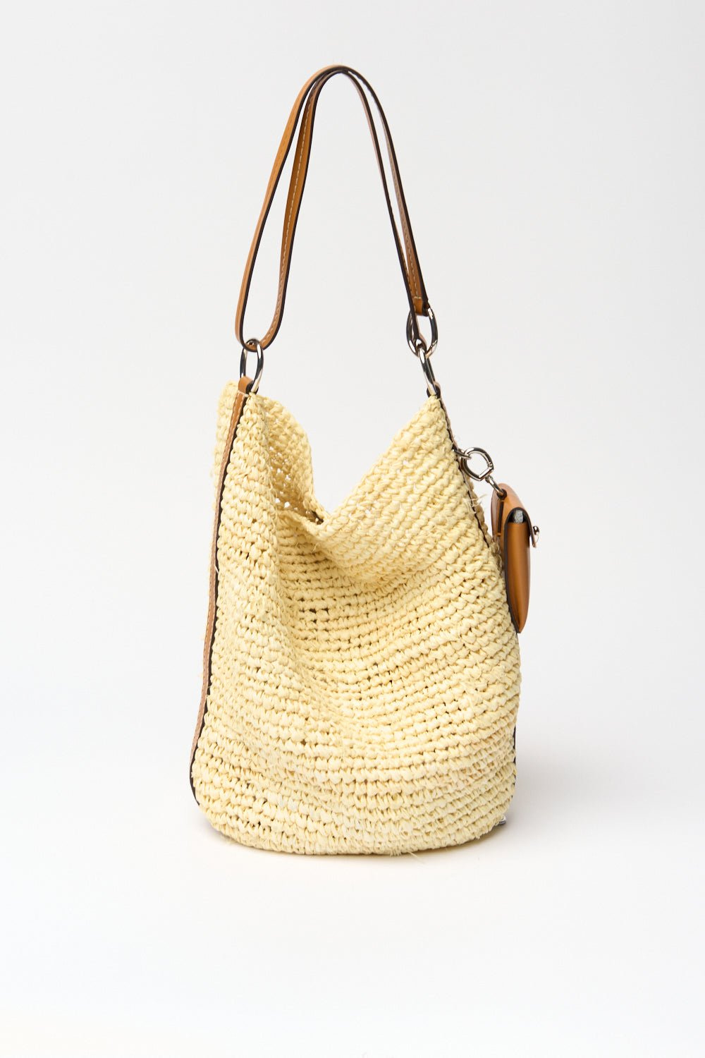 Proenza Schouler White Label Spring Raffia Bucket Bag - Bessette