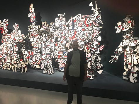 Photos taken by SLART of Jean Dubuffet's Art at The Barbican Gallery, 2021.