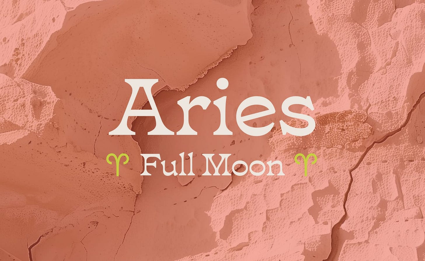 Your Guide to the 🌕 Aries Full Moon ♒