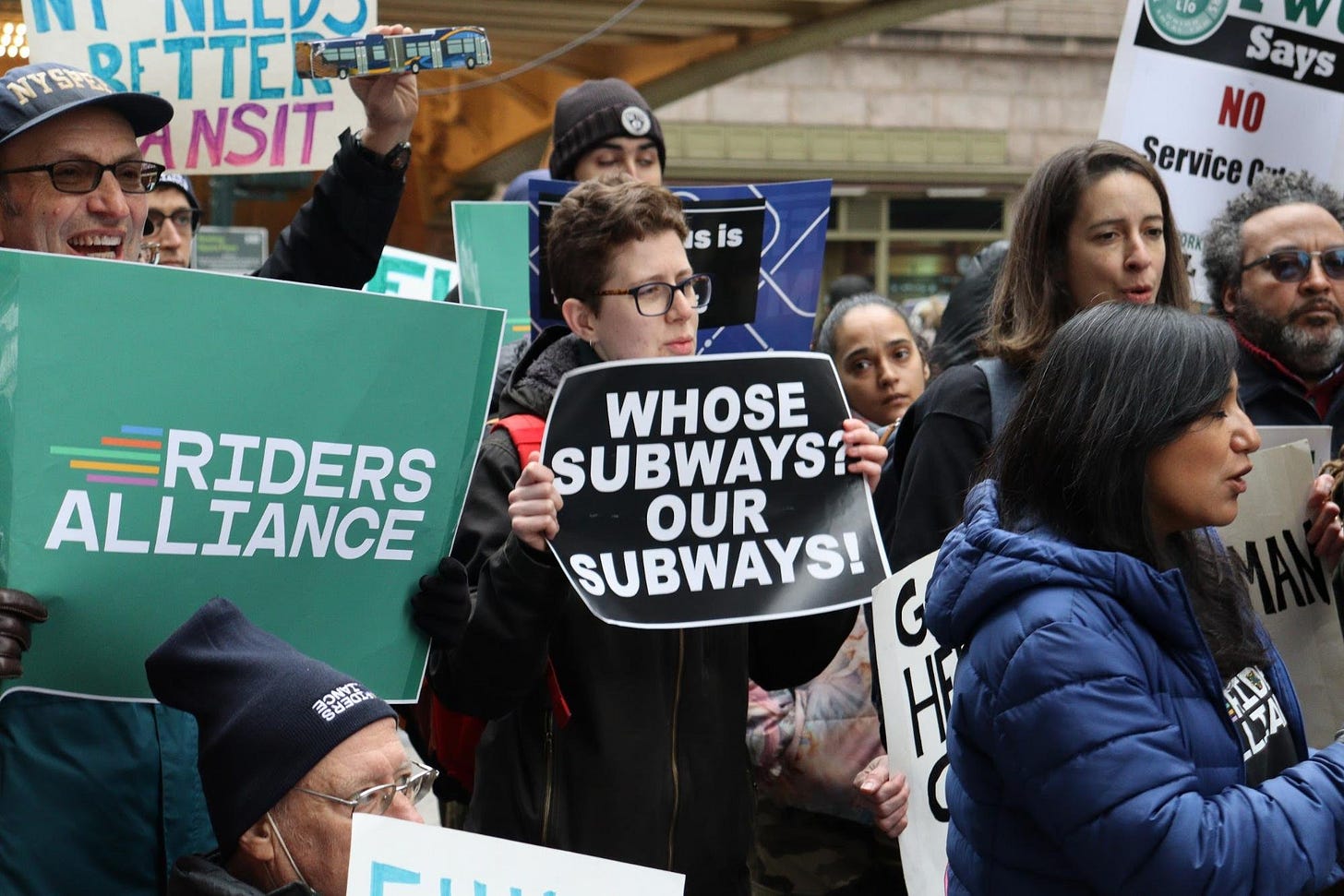 Photo of Riders Alliance rally Photo of Riders Alliance rally