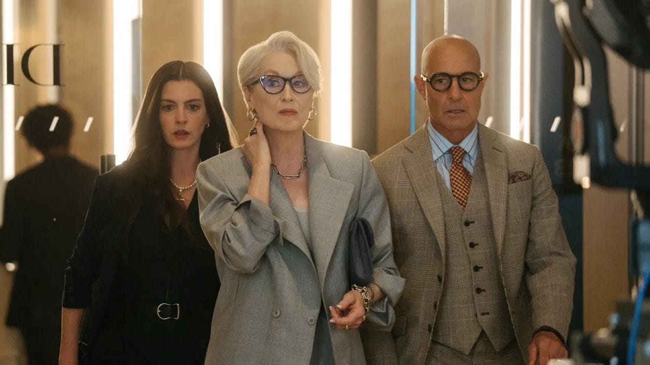 In The Devil Wears Prada 2 trailer, the most dangerous thing are the suits | British GQ In The Devil Wears Prada 2 trailer, the most dangerous thing are the suits | British GQ