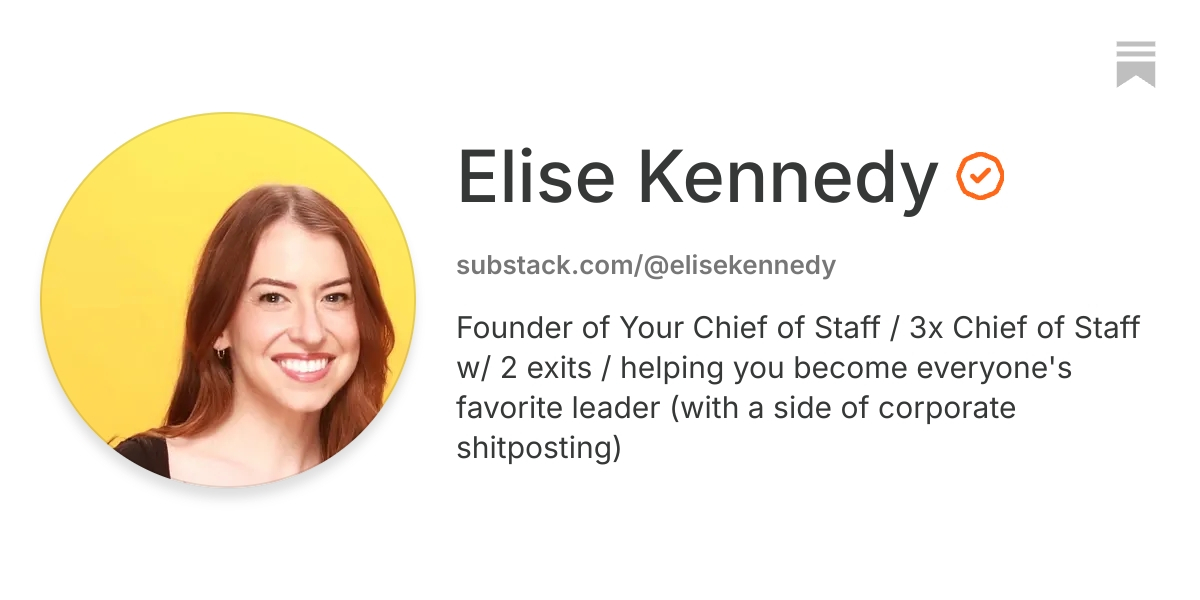 Elise Kennedy | Substack