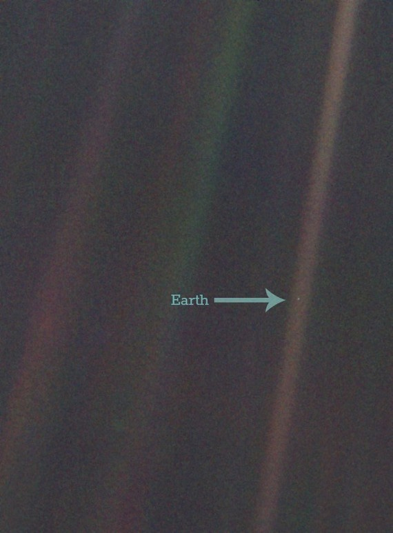 An Early Draft of Carl Sagan's Famous 'Pale Blue Dot' Quote - The Atlantic
