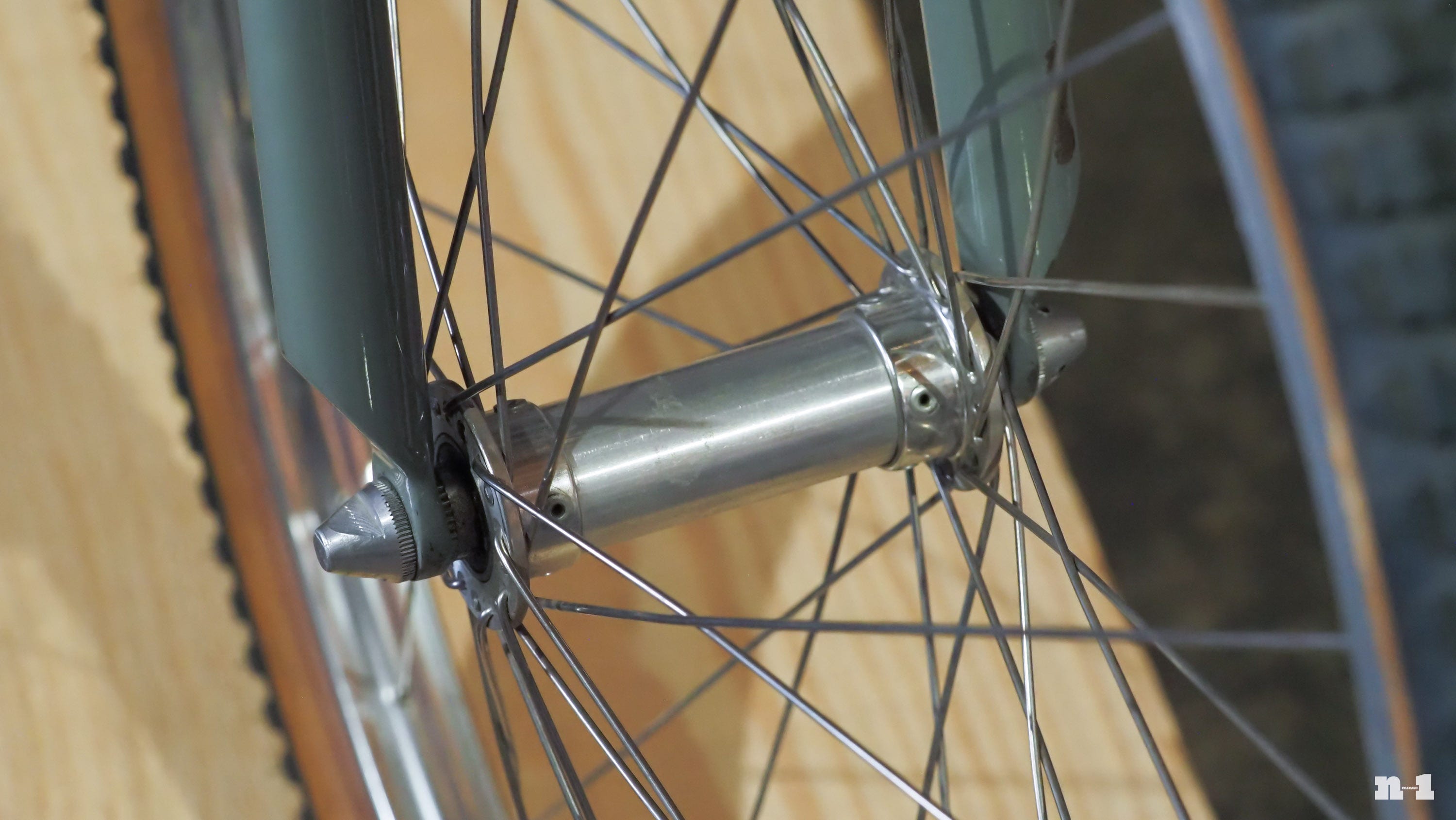 Charlie Cunningham drop-bar mountain bike front hub