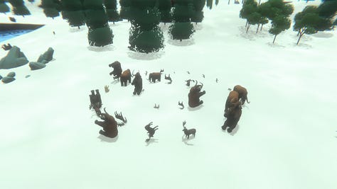 Screenshots of the game Everything (2017).