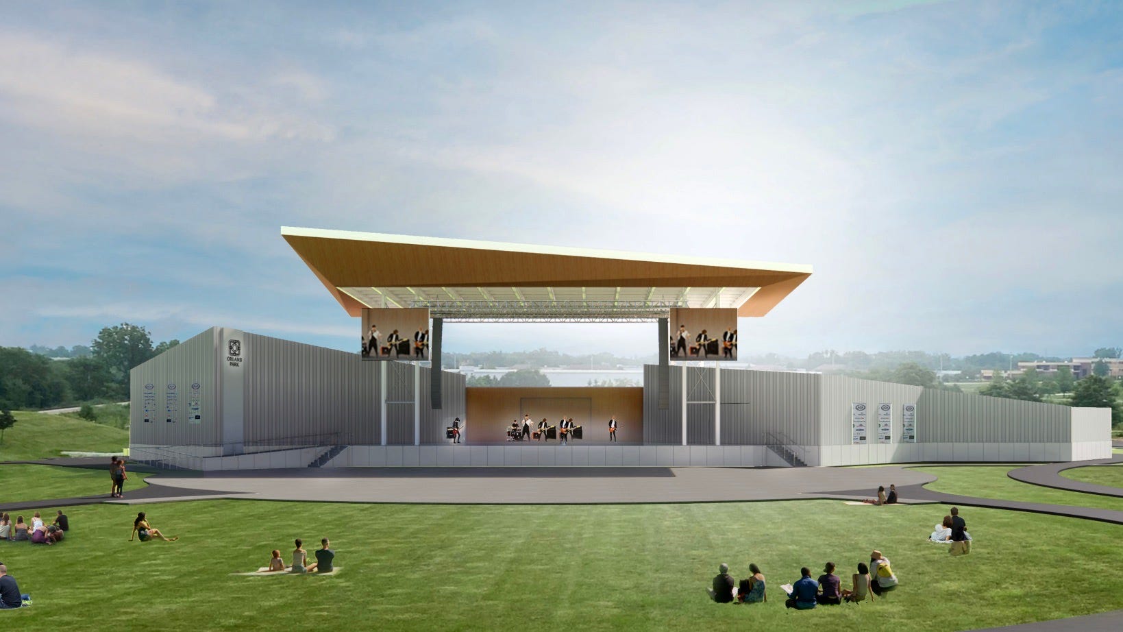 Proposed concert venue at Centennial Park West in Orland Park. Proposed concert venue at Centennial Park West in Orland Park.