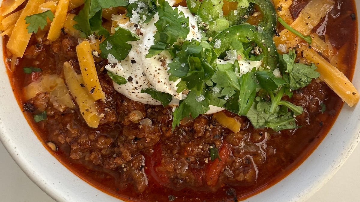chili (is a soup) slay - by katie - the sunday stack