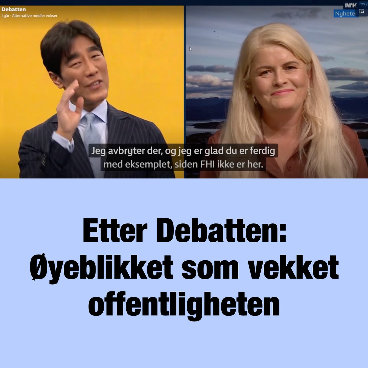 Etter Debatten: Øyeblikket som vekket offentligheten