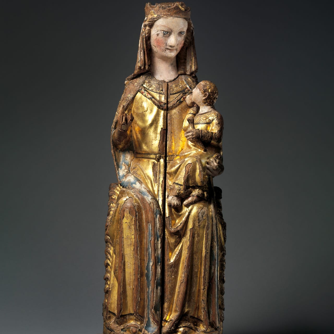 Polychromed Wooden Sculpture: a love letter