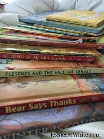 Our Favorite Books for Autumn Enjoyment @JessicaMWhite.com