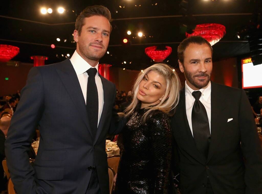 Armie Hammer, Fergie, Tom Ford