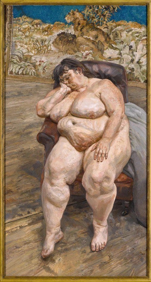 Sleeping by the Lion Carpet — Lucian Freud — Studio Praxis Analysis Sleeping by the Lion Carpet — Lucian Freud — Studio Praxis Analysis