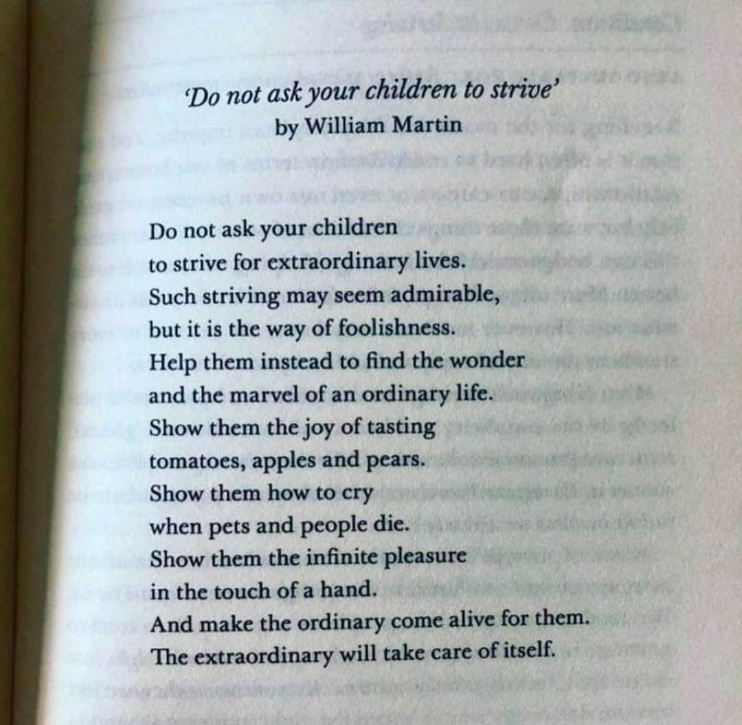 POEM] Do not ask your children to strive by William Martin : r/Poetry