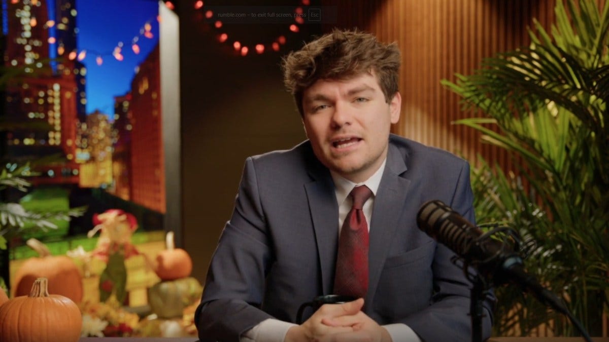 In an interview with Piers Morgan, Nick Fuentes contradicted himself several times on racism, sexism and the Holocaust. It's an act he can't keep up | ✍️ @robkhenderson In an interview with Piers Morgan, Nick Fuentes contradicted himself several times on racism, sexism and the Holocaust. It's an act he can't keep up | ✍️ @robkhenderson