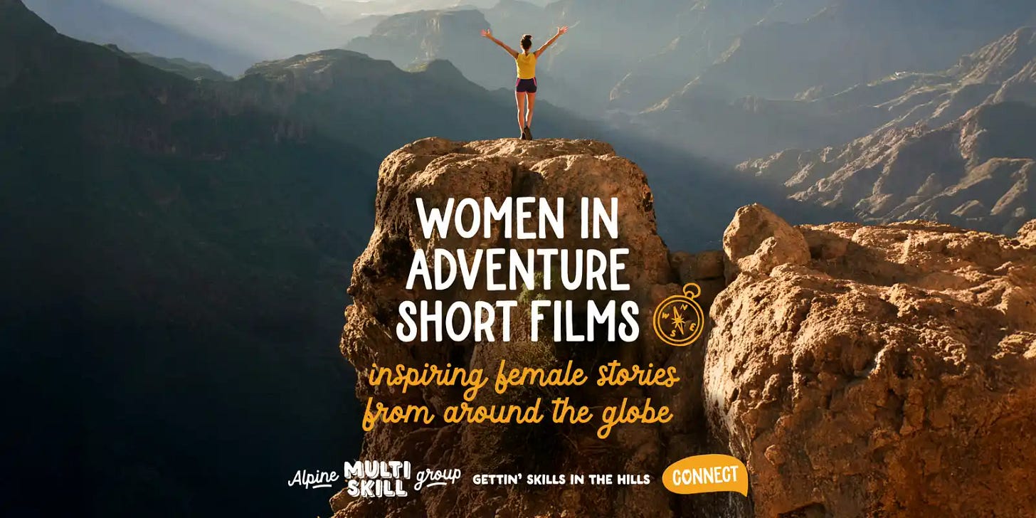 Banner image for Women in Adventure Short Films - FREE screening Banner image for Women in Adventure Short Films - FREE screening