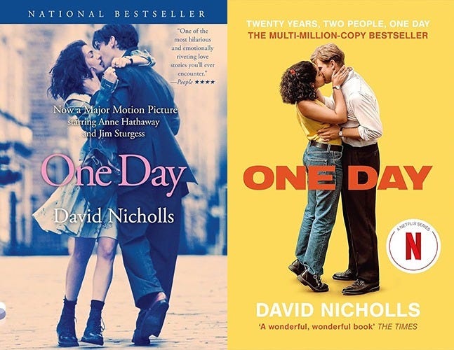 One Day movie and Netflix series posters One Day movie and Netflix series posters