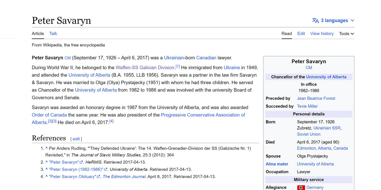 Anyone for an "Order of Canada"?