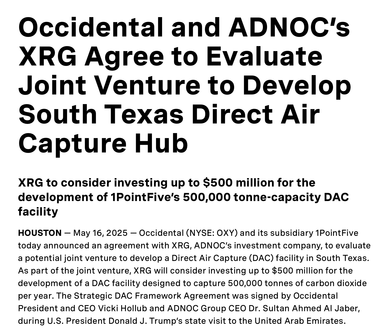Two Updates post-OXY Q2 Review: FCF and LCV