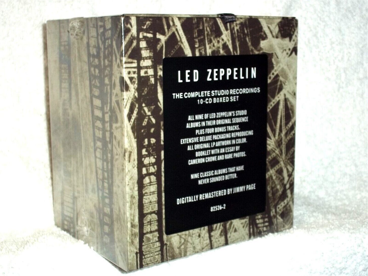 Led Zeppelin Box Set (CD, 1990 10-Disc) hard rock heavy metal blues Robert Plant Led Zeppelin Box Set (CD, 1990 10-Disc) hard rock heavy metal blues Robert Plant
