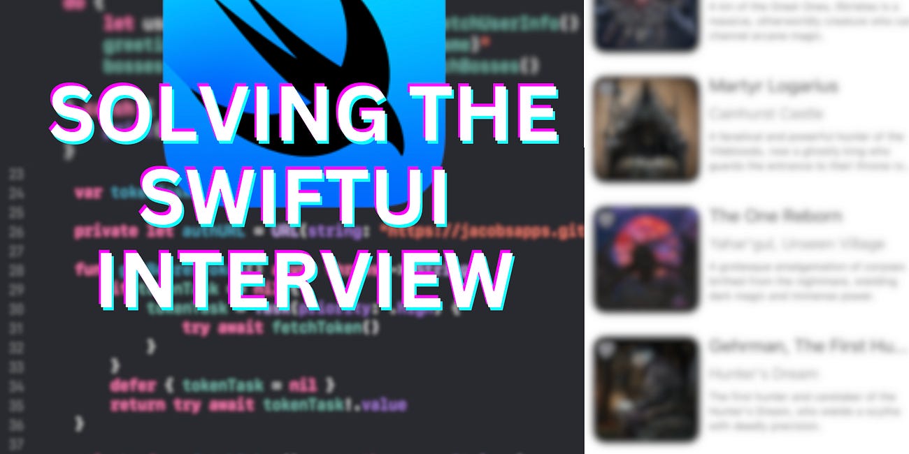 Solving The SwiftUI Interview