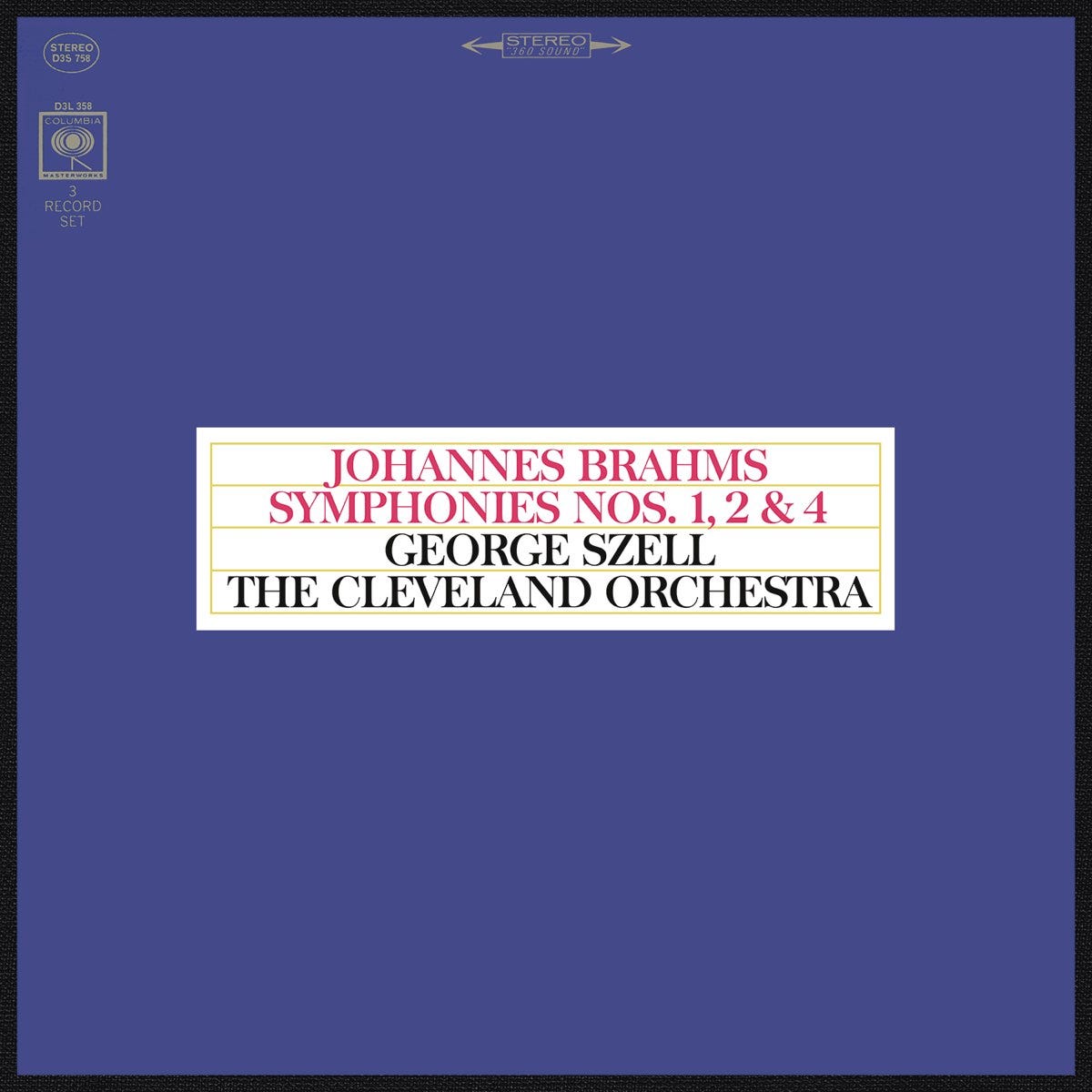 ‎Brahms: Symphonies Nos. 1, 2 & 4 (Remastered) by George Szell & The ...