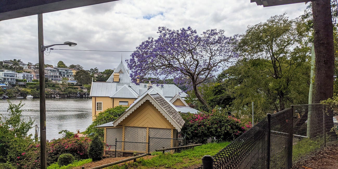 North Ryde to Balmain with the Gladesville Bridge