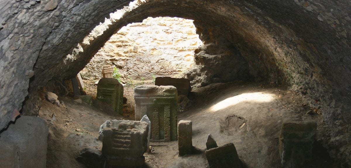 A tophet, or infant burial ground, at Carthage.