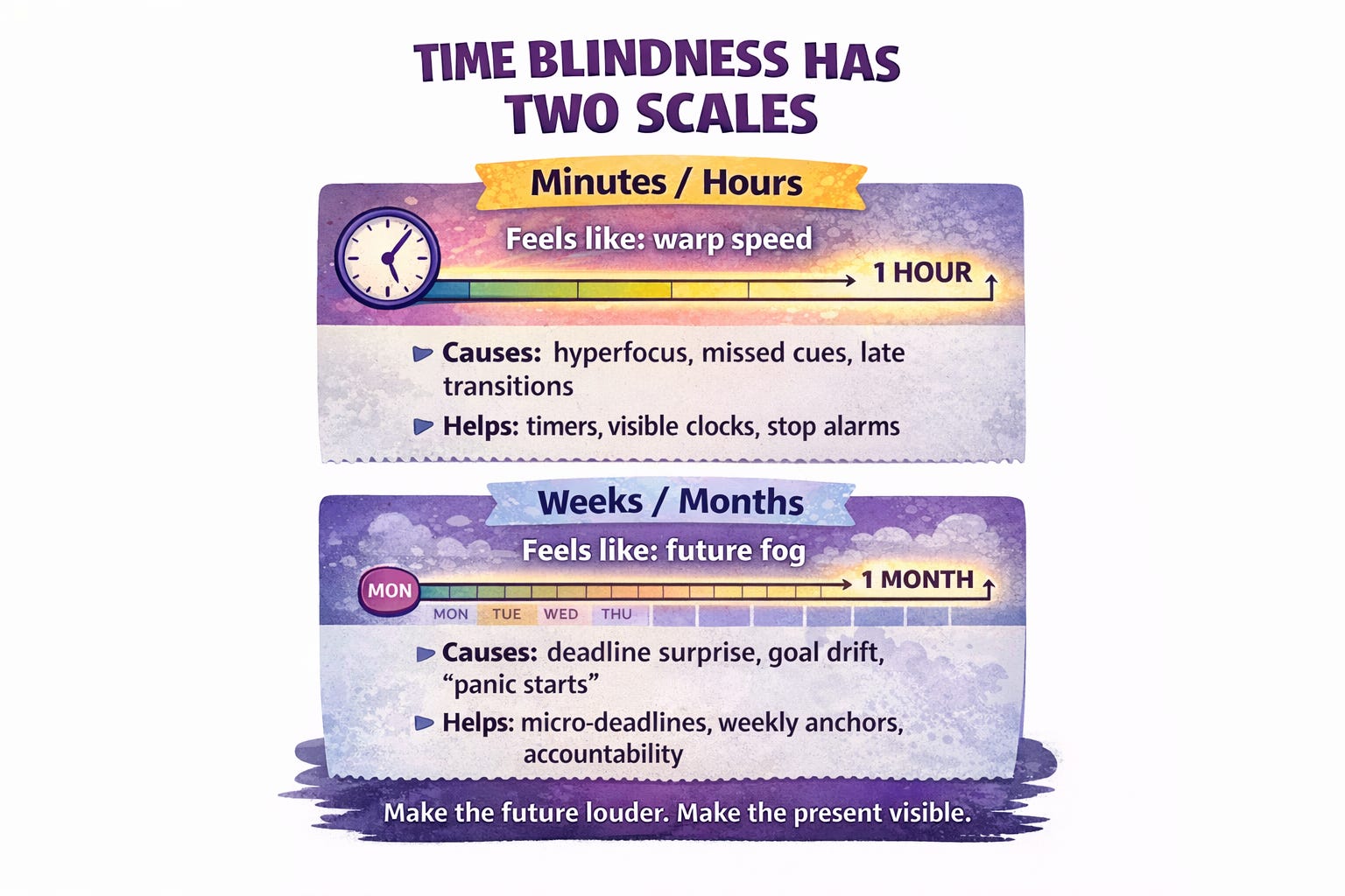 ADHD, Time Blindness, and Time Management: When Your Brain Can’t “Feel ...