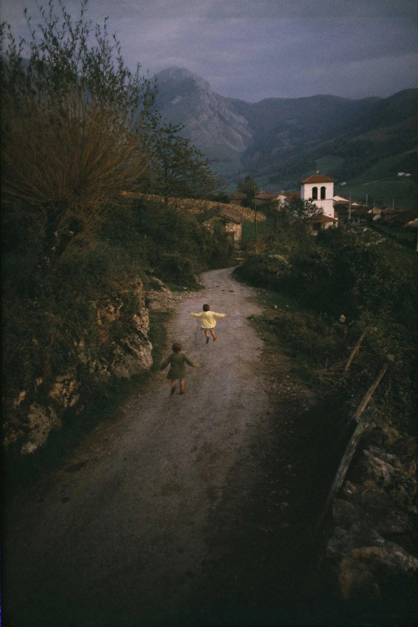 Girls Running Home, Behorleguy, France, 1967. William Albert Allard Girls Running Home, Behorleguy, France, 1967. William Albert Allard