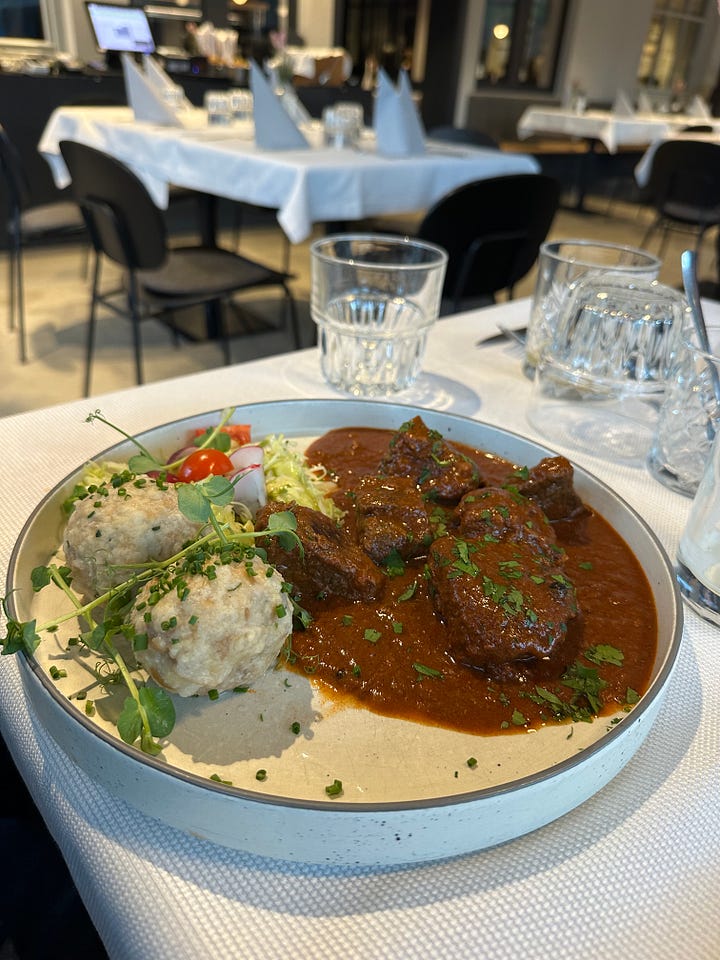 dinner at the Putzer in Natz