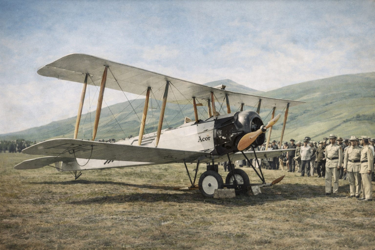 The First Landplane Flight in the Azores