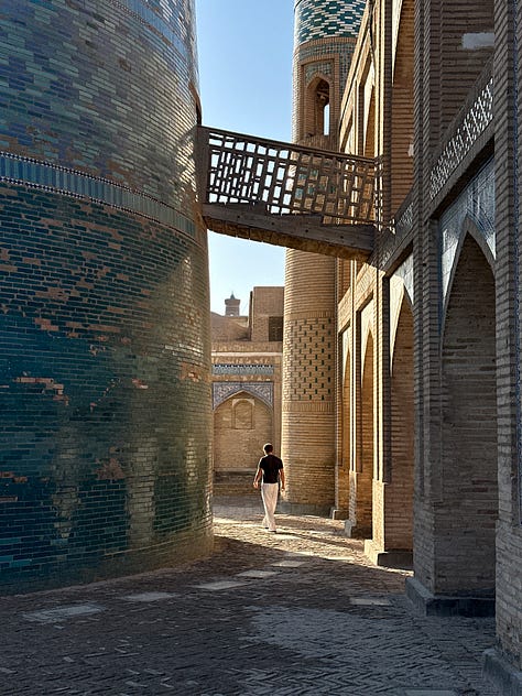 Scenes from the early morning in Khiva