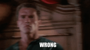 Arnold saying wrong