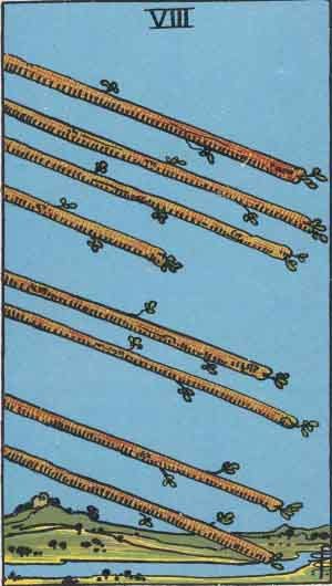 Eight of Wands - Wikipedia
